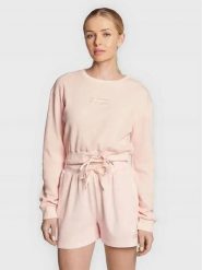 BLUZA DAMSKA ELLESSE SPORTOWA KRÓTKA WIĄZANA LUSSO CROP KOLOR RÓŻOWY. Czerwone bluzy Ellesse, l, bez wzorów, z bawełny, bez kaptura. Za 115.99 zł.