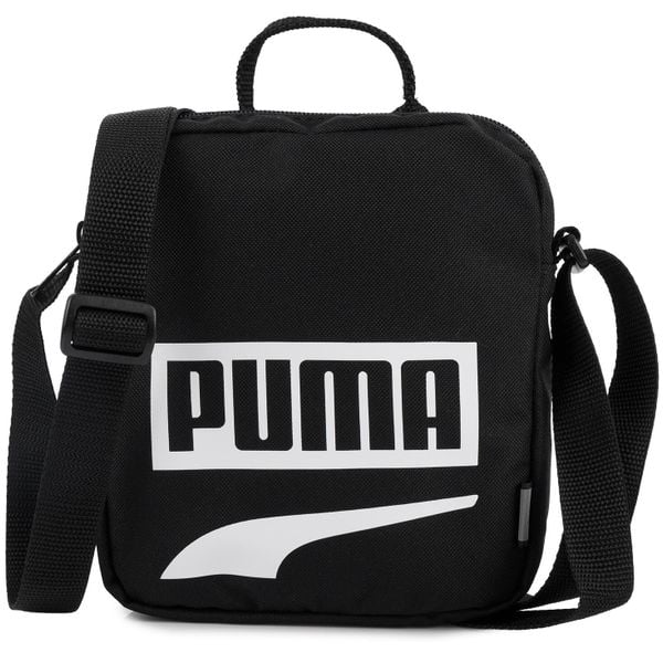 Saszetka torebka na ramię PUMA PLUS PORTABLE. Białe torby na ramię Puma, bez wzorów, z materiału, eleganckie, na ramię, bez dodatków. Za 45.00 zł.