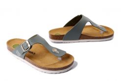 DR. BRINKMANN 700714-71 hellgrun, klapki japonki damskie. Zielone klapki Dr. Brinkmann, bez wzorów, bez obcasa. Za 164.90 zł.