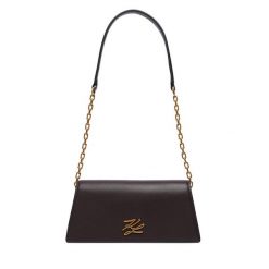 Torebka KARL LAGERFELD. Brązowe torebki klasyczne KARL LAGERFELD, bez wzorów, bez dodatków. Za 849.99 zł.