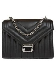 Michael Kors Torebka w kolorze czarnym - 23,5 x 18 x 7,5 cm rozmiar: onesize. Czarne torby na ramię Michael Kors, bez wzorów, z materiału, na ramię, pikowane, bez dodatków. Za 869.99 zł.