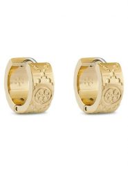 Tory Burch Kolczyki T Monogram Small Hoop Earring 159310 Złoty. Żółte kolczyki Tory Burch, metalowe. Za 509.99 zł.