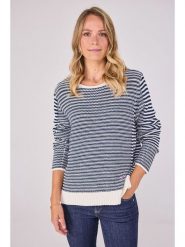 LIEBLINGSSTÜCK Sweter "Hollyn" w kolorze granatowo-białym rozmiar: 38. Niebieskie swetry LIEBLINGSSTÜCK, bez wzorów, bez ramiączek. Za 215.71 zł.