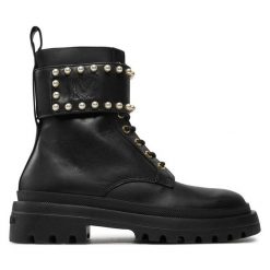 Trapery LOVE MOSCHINO. Czarne trapery i śniegowce Love Moschino. Za 1,299.00 zł.