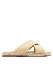 Lasocki Espadryle CARPI EST-DOBRAWA-05 Żółty. Żółte espadryle Lasocki, bez wzorów, ze skóry, bez obcasa, bez zapięcia. Za 179.99 zł.