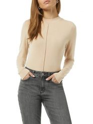 S.Oliver Sweter w kolorze beżowym rozmiar: 40. Brązowe swetry S.Oliver, s, bez wzorów, bez ramiączek. Za 65.99 zł.