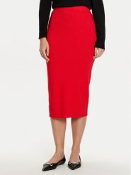 Vero Moda Spódnica ołówkowa Fantastic 10320638 Czerwony Slim Fit. Czerwone spódnice Vero Moda, xs, bez wzorów, z syntetyku, ołówkowe. Za 59.99 zł.
