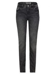 Sublevel Dżinsy - Slim fit - w kolorze antracytowym rozmiar: XL. Czarne jeansy Sublevel, xl, z aplikacjami. Za 88.02 zł.