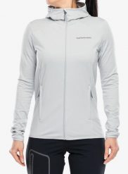 Bluza damska z kapturem Peak Performance Light Zip Hood. Szare bluzy Peak Performance, m, z aplikacjami, z elastanu, z kapturem. Za 544.49 zł.