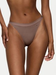 Triumph Stringi Smart Natural 10214484 Brązowy. Brązowe stringi Triumph, bez wzorów. Za 49.99 zł.