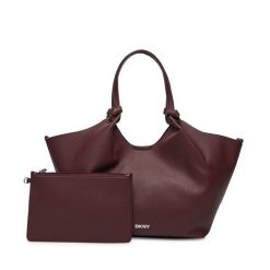 Torebka DKNY. Czerwone torebki klasyczne DKNY, bez wzorów, bez dodatków. Za 549.99 zł.