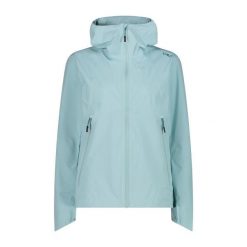 Kurtka damska narciarska CMP 34Z6516. Niebieskie kurtki narciarskie CMP, l, bez wzorów, bez kaptura, narciarskie. W wyprzedaży za 367.50 zł.