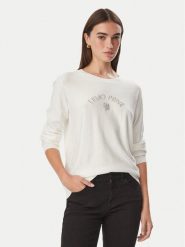 Liu Jo Sport Sweter TF6037 MS049 Kremowy Regular Fit. Białe swetry Liu Jo Sport, xs, bez wzorów, z syntetyku, bez ramiączek. Za 649.99 zł.