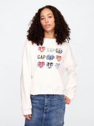 GAP Bluza w kolorze białym rozmiar: S. Białe bluzy GAP, s, bez wzorów, bez kaptura. Za 92.42 zł.