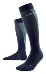Skarpety kompresyjne damskie sportowe CEP Ultralight wysokie. Szare skarpety CEP, bez wzorów, z elastanu. Za 199.00 zł.