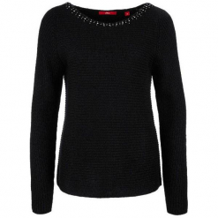 S.Oliver Sweter Damski 38 Czarny. Swetry marki S.Oliver. W wyprzedaży za 226.00 zł.