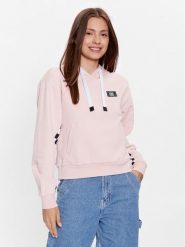 Vans Bluza Boom Boom Check It Hoodie VN00045D Różowy Regular Fit. Czerwone bluzy Vans, s, bez wzorów, z bawełny, bez kaptura. Za 219.99 zł.