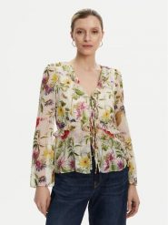French Connection Bluzka 72YOK Kolorowy Regular Fit. Bluzki French Connection, bez wzorów, z syntetyku, bez kołnierzyka, bez ramiączek. Za 279.99 zł.