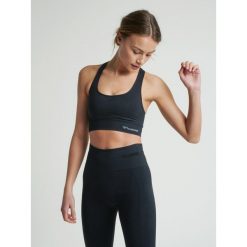Stanik fitness cardio Hummel hmltif. Czarne bielizna sportowa Hummel, bez wzorów. Za 127.00 zł.