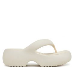 Japonki Melissa. Brązowe klapki Melissa, bez wzorów, bez obcasa. Za 319.99 zł.