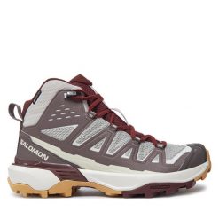 Trekkingi Salomon. Brązowe trekkingi Salomon, z gore-texu, trekkingowe. Za 819.99 zł.