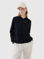 4F Bluza w kolorze czarnym rozmiar: L. Czarne bluzy 4f, l, bez wzorów, bez kaptura. Za 99.99 zł.