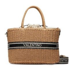 Torebka Valentino. Brązowe torebki klasyczne Valentino, bez wzorów, bez dodatków. Za 719.99 zł.