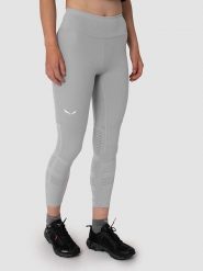 Salewa Legginsy funkcyjne "Pedroc Dry" w kolorze szarym rozmiar: XS/S. Szare legginsy Salewa, s, bez wzorów. Za 394.95 zł.
