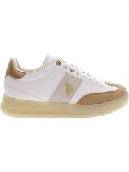 U.S. Polo Assn. Sneakersy w kolorze biało-jasnobrązowym rozmiar: 39. Białe trampki U.S. Polo Assn., bez wzorów, bez zapięcia. Za 173.99 zł.