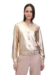 BETTY & CO Kurtka w kolorze złotym ze skóry syntetycznej rozmiar: 38. Żółte kurtki Betty & Co, bez wzorów, ze skóry, bez kaptura. Za 134.95 zł.