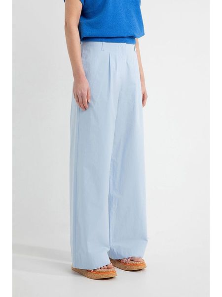 Josephine & Co Spodnie "Dave" w kolorze błękitnym rozmiar: 38. Niebieskie spodnie materiałowe Josephine & Co, bez wzorów, z bawełny. Za 162.49 zł.