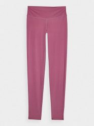 4F Legginsy sportowe w kolorze różowym rozmiar: L. Różowe legginsy 4f, l, bez wzorów, z materiału, outdoorowe. Za 48.39 zł.