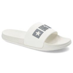Białe Klapki Big Star Damskie Buty Profilowane. Białe klapki Big Star, bez wzorów, bez obcasa. Za 79.99 zł.