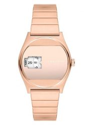 Liebeskind Zegarek kwarcowy w kolorze różowozłotym rozmiar: onesize. Czerwone, analogowe zegarki Liebeskind, ze stali. Za 404.99 zł.