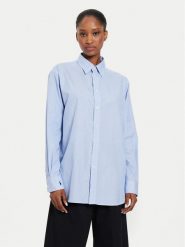 Polo Ralph Lauren Koszula 211891423001 Niebieski Oversize. Niebieskie koszule Polo Ralph Lauren, l, bez wzorów, z bawełny, bez kołnierzyka, bez ramiączek. Za 449.99 zł.