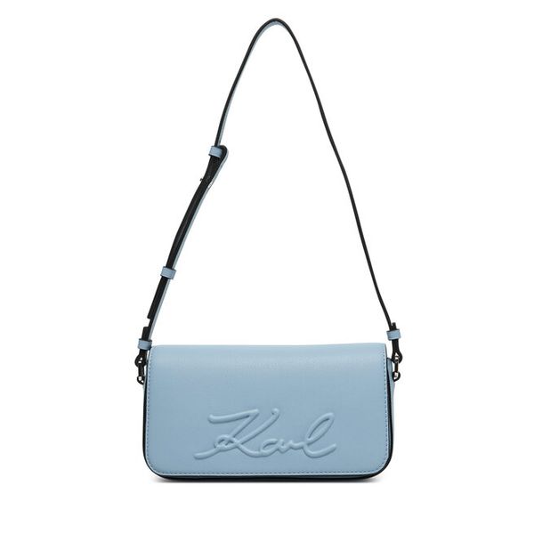Torebka KARL LAGERFELD. Niebieskie torebki klasyczne KARL LAGERFELD, bez wzorów, bez dodatków. Za 649.99 zł.