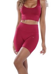 Athleas Top sportowy "Mya" w kolorze czerwonym rozmiar: M/L. Czerwone koszulki sportowe Athleas, bez wzorów, z materiału, bez ramiączek, outdoorowe. Za 130.99 zł.