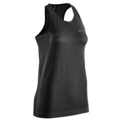 Tank Top sportowy do biegania CEP Ultralight damski. Czarne koszulki sportowe CEP, bez wzorów, bez ramiączek, do biegania. Za 189.00 zł.