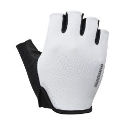 Krótkie rękawice Shimano Airway. Białe rękawiczki Shimano, bez wzorów, sportowe. Za 166.50 zł.