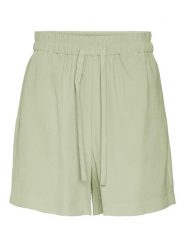 Vero Moda Szorty "Carmen" w kolorze zielonym rozmiar: XS. Zielone szorty Vero Moda, bez wzorów, z podwyższonym stanem. Za 37.38 zł.