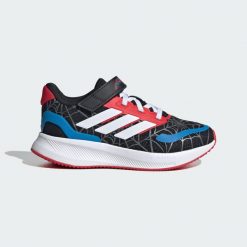 Kapcie ADIDAS RUNFALCON SPIDER-MA Czarny. Białe obuwie domowe Adidas, bez wzorów, z syntetyku, bez zapięcia. W wyprzedaży za 179.10 zł.