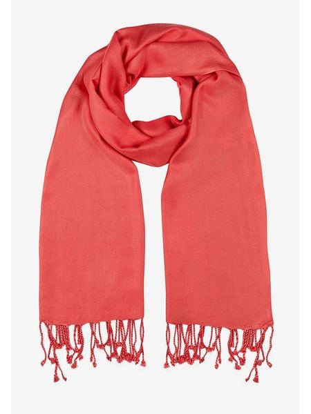 More & More Szal w kolorze koralowym rozmiar: onesize. Czerwone szaliki More & More, bez wzorów, z materiału. Za 34.99 zł.