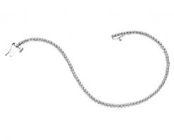 Bransoletka z białego złota z diamentami - 18 cm - 0,50 ct - próba 585. Białe bransoletki Apart, z diamentem, złote. Za 6,190.00 zł.