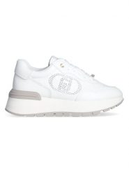 Liu Jo Skórzane sneakersy "Amazing" w kolorze białym rozmiar: 39. Białe trampki Liu Jo, bez wzorów, bez zapięcia. Za 312.58 zł.