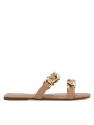 MEXX Klapki WYL021123-01 Brązowy. Brązowe klapki Mexx, bez wzorów, z syntetyku, bez obcasa. Za 49.99 zł.