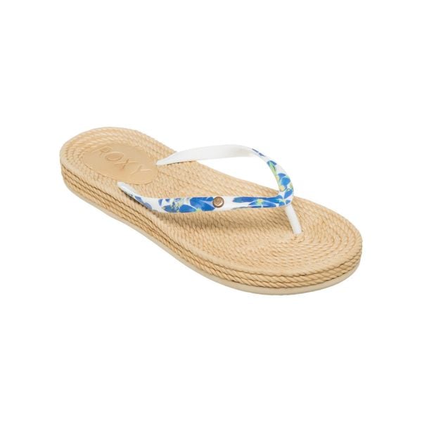 Sandały dla Kobiety SOUTH BEACH. Niebieskie sandały Roxy, bez wzorów, z gumy, młodzieżowe, bez obcasa, bez zapięcia. Za 129.99 zł.