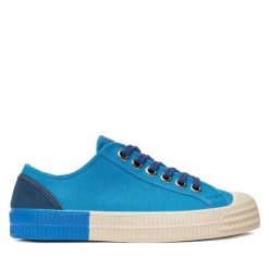 Trampki Novesta. Niebieskie trampki Novesta, bez wzorów, bez zapięcia. Za 199.99 zł.