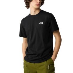 T-Shirt Simple Dome Rozmiar M Czarny - NF0A87NGJK3. Czarne t-shirty The North Face, m, bez wzorów, z bawełny, bez kołnierzyka, bez ramiączek. Za 109.99 zł.