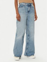 Tommy Hilfiger Jeansy WW0WW43705 Niebieski Wide Leg. Niebieskie jeansy TOMMY HILFIGER, bez wzorów. Za 349.99 zł.