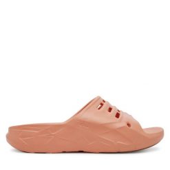 Klapki Teva. Pomarańczowe klapki Teva, bez wzorów, bez obcasa. Za 129.99 zł.
